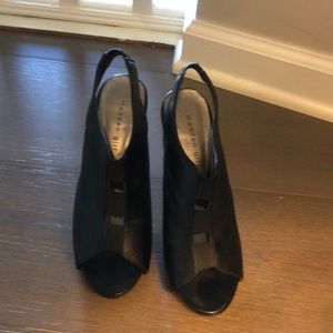 Madden Girl Peep Toe Sling Back Platform Heel